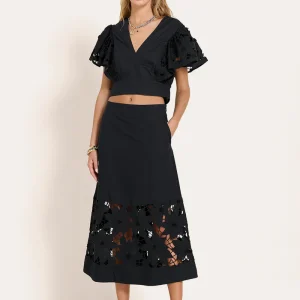 Scarlett Poppies Talitha Skirt Onyx Black