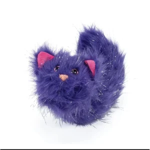 1392 Pastel Fluffy Kitty Critter Tail Covers - Purple Sparkle