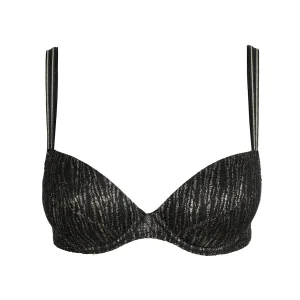 Sarda Tabei Padded Plunge Bra Black