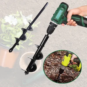 Planteringsborr / Skruvborr - 40 mm/60 mm/80 mm -