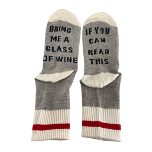 "Bring me a glass of wine" strumpor one-size